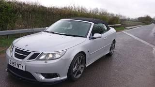 Saab 93 2.8T V6 straight pipe exhaust