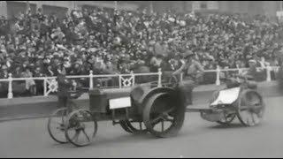 Avery 5-10 Model B трактор. На параде в Чикаго 1918.