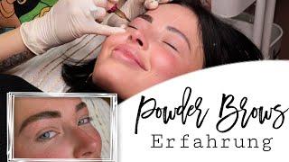 POWDER BROWS ERFAHRUNG - Kosten Schmerzen Heilung  Augenbrauen Permanent-Make-Up