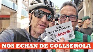 Ciclista Nos echan de Collserola  Ibon Zugasti