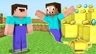 ПРО ДЖИН ИСПОЛНЯЕТ ЖЕЛАНИЯ НУБА В МАЙНКРАФТ  НУБИК И ТРОЛЛИНГ ЛОВУШКА MINECRAFT Дак Плей