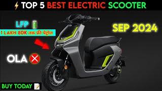 Top 5 best Electric scooter September 2024  12 Year Life  Best Electric scooter  Ev Auto Gyan