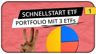 Börse für Anfänger - ETF-Portfolio mit 3 ETFs und 100€ -  Der Schnellstart 