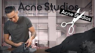 WOW we cut up a $400 #acnestudios T-shirt to see if its WORTH it  Acne Review