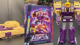 Transformers legacy Blitzwing tank to robot transformation process video. Generations leader class