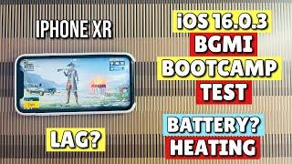 iPhone XR iOS 16.0.3 BGMI Fps Meter TestBootcamp TestLag?