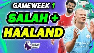 SALAH & HAALAND FPL DRAFT  95% AI RATING   Fantasy Premier League 202425