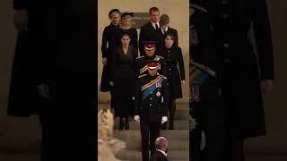 The Queens Eight Grandchildren Hold Vigil at Westminster Hall