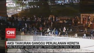 Aksi Tawuran di Manggarai Ganggu Perjalanan Kereta