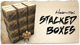 How to stack small storage boxes  ARK Survival Evolved  Building Tips