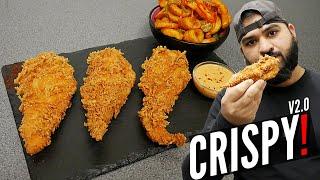 EXTRA CRISPY CHICKEN TENDERS  WITH FRIES & SAUCE