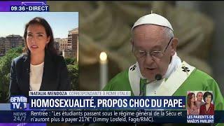 Les déclarations du pape sur lhomosexualité provoquent de nombreuses réactions en Italie