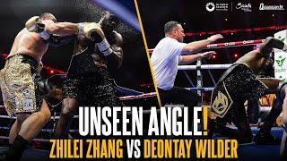 Zhilei Zhang vs Deontay Wilder  Ringside Angle Fight Highlights  UNSEEN Epic Knockout 