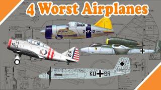 Top 4 Worst Airplanes of World War 2   What happened to these planes.