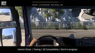 ETS2 1.50 - Interior Driver 2 - ID2 Mod - PARIS Suburbs MAP Test drive session