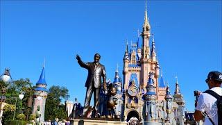 Magic Kingdom 2021 Morning Experience in 4K  Walt Disney World 50th Anniversary Orlando Florida