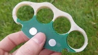 How to Make Brass Knuckles out of Milk-Jugs