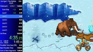 Ice Age 2 GBA Any% Speedrun in 15239 Europe Emulator retimed 15234