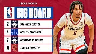 2024 NBA Draft BIG BOARD Donovan Clingan & Stephon Castle In TOP 10 I CBS Sports