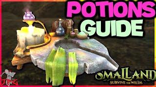 SMALLAND Guide - Craft Potions With The Apothecary Table Greater Healing Potions For Best Armor