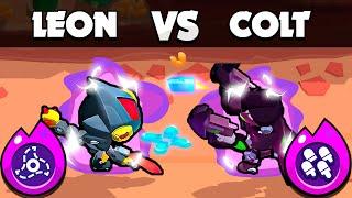 SHADOW MECHA LEON vs RENEGADE MECHA COLT  1 vs 1  Brawl Stars