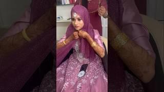 Hijab bride Kerala muslim wedding makeover #shots #wedding #makeup