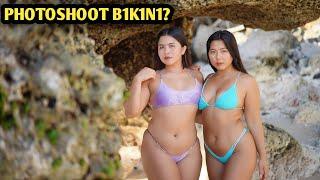 PHOTOSHOOT BKN BARENG OMANG SINDY DI PANTAI  SAWANGAN BEACH