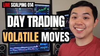 Day Trading in a Volatile Market  Live Scalping 014