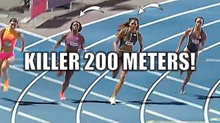 Womens 200 Meter Dash Was Wild  2024 Athlos New York City Invitational