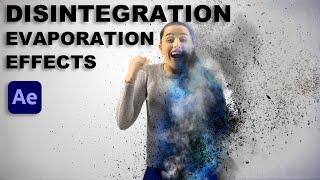 Evaporation Disintegration in After Effects Tutorial