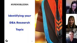 Doctorate of Business Administration DBA Identifying your Research Topic