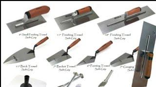 Tools needed to plaster a wall