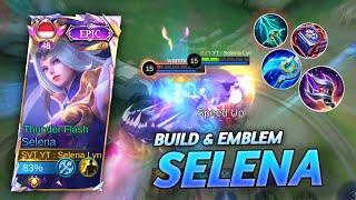 Best BUILD & EMBLEM Selena Tersakit 2024 - Build Top Global Selena  Mobile Legends