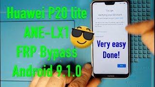 Huawei P20 lite FRP Bypass 9.1.0 Google account