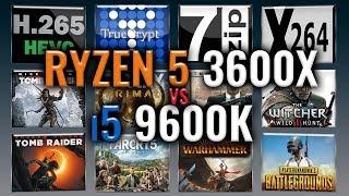 Ryzen 5 3600X vs i5 9600K  13 Tests