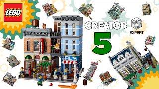 Modular Madness 5 Lego Detectives Office 10246 Combined Creator Expert Icons
