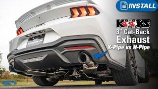 A Cat Back Exhaust with an X-Pipe OR an H-Pipe - You Decide