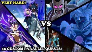 16 NEW CUSTOM PARALLEL QUESTS VS STRONGEST CaCs Buuzer & Rezuub Dragon Ball Xenoverse 2 Mods