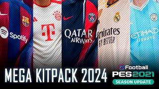  Mega KITPACK 2023-24 100% Actualizado Pes 2021 PC