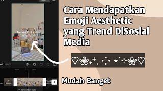 Cara Mendapatkan Emoji Aesthetic Yang Viral Di TiktokInstagran