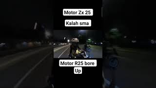 motor zx25R kalah sama R25#jakarta #vlogvideo#riderecords  #paroponauli