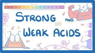 GCSE Chemistry - The pH Scale & Strong vs Weak Acids Higher Tier  #35