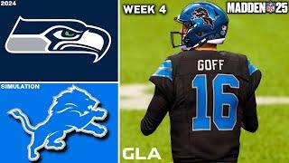 Lions vs. Seahawks  Week 4 Simulation  Madden 25 Gameplay