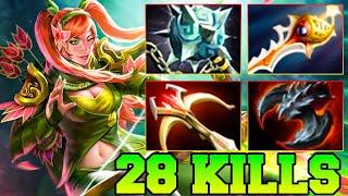 28 Kills Windranger Dota 2  Windranger Dota 2 Carry SafeLane 7.37 Meta Pro Gameplay Build Guide