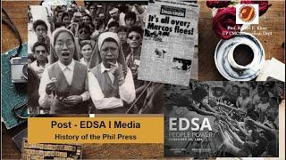 Post EDSA I State of Philippine Media