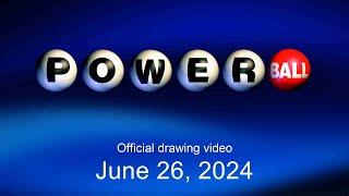 Powerball drawing for June 26 2024