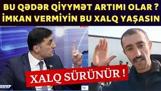 TECİLİ Hökümət 50 - 100 faiz qiyymət artırır Peniyanı Maaşı kəsib Xalqın Qanını İçir Tural Abbaslı