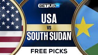 Team USA vs South Sudan  Mens Basketball Picks & Predictions  Paris 2024 Olympics