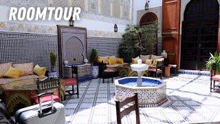 Overnachten als een KONING & KONINGIN in PALEIS riad Ghita Fez Marokko - RoomTour 7