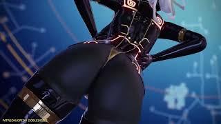 MMD ass cam HAKU Black Digital Suit - Sexy mi